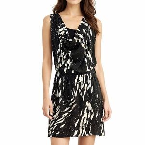 Calvin Klein Dress. Black and White Splatter. Small. Great Condition